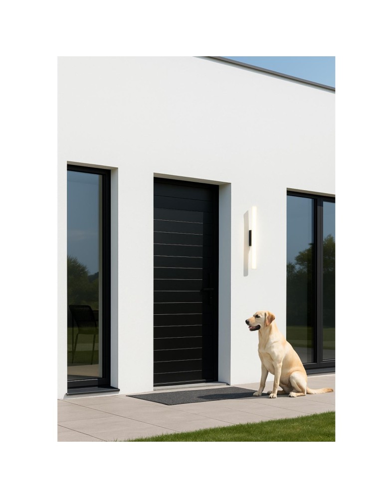 Outdoor wall lamps - Abigali Outdoor wall lamp Hoff 12W 40cm modern black - product kolory-swiatla.pl 3