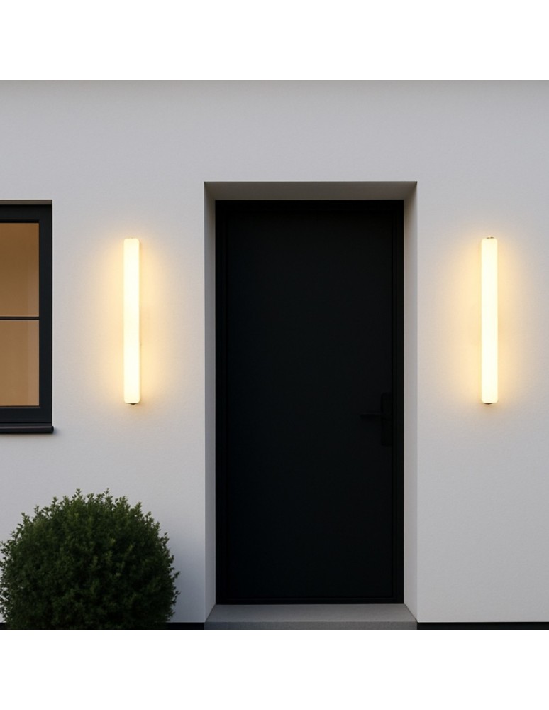 Outdoor wall lamps - Abigali Outdoor wall lamp Hoff 12W 40cm modern black - product kolory-swiatla.pl 4