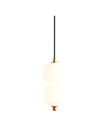 Abigali Pontti2 6W gold/milk spheres pendant lamp