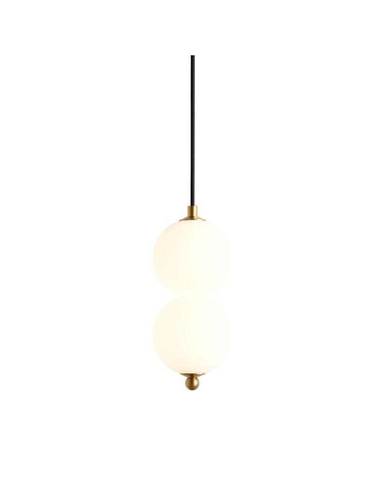 Product categories - Abigali Pontti2 6W gold/milk spheres pendant lamp - product kolory-swiatla.pl 1