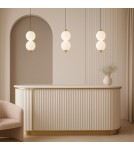 Abigali Lampa wisząca Pontti2 6W złoty/mleczne kule