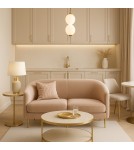 Abigali Lampa wisząca Pontti2 6W złoty/mleczne kule