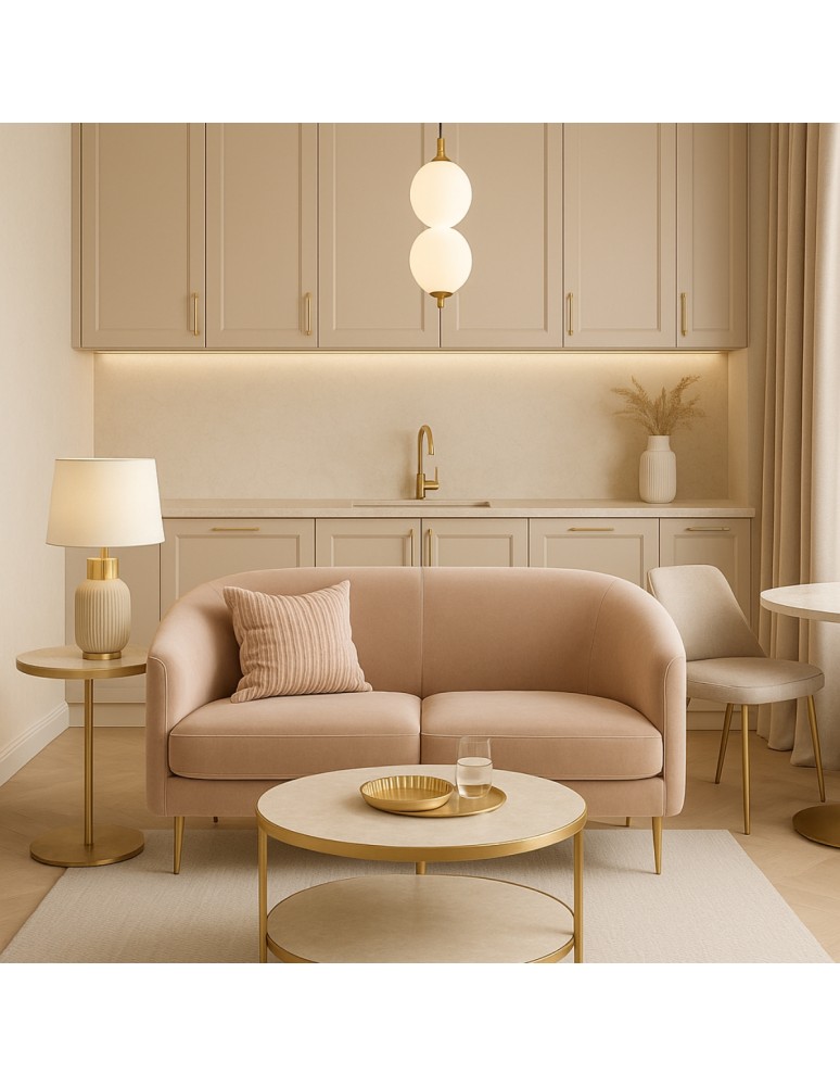 Product categories - Abigali Pontti2 6W gold/milk spheres pendant lamp - product kolory-swiatla.pl 3