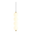 Product categories - Abigali Pontti4 12W gold/milk spheres pendant lamp - product 1