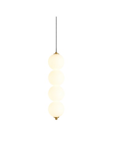 Abigali Pontti4 12W gold/milk spheres pendant lamp