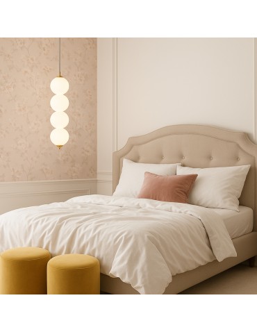 Abigali Pontti4 12W gold/milk spheres pendant lamp - product 2
