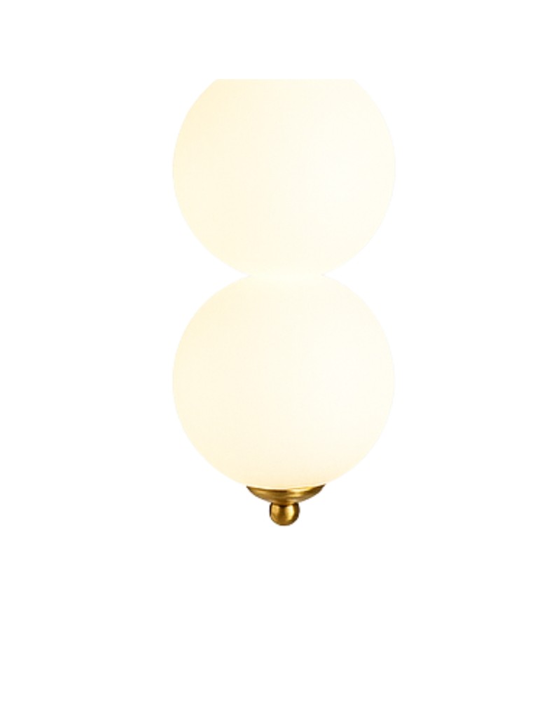 Product categories - Abigali Pontti5 15W gold/milk spheres pendant lamp - product kolory-swiatla.pl 4