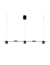 Abigali Glichio 35W 120cm linear pendant lamp modern black