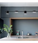 Abigali Lampa wisząca Glichio 35W 120cm liniowa nowoczesna czarna