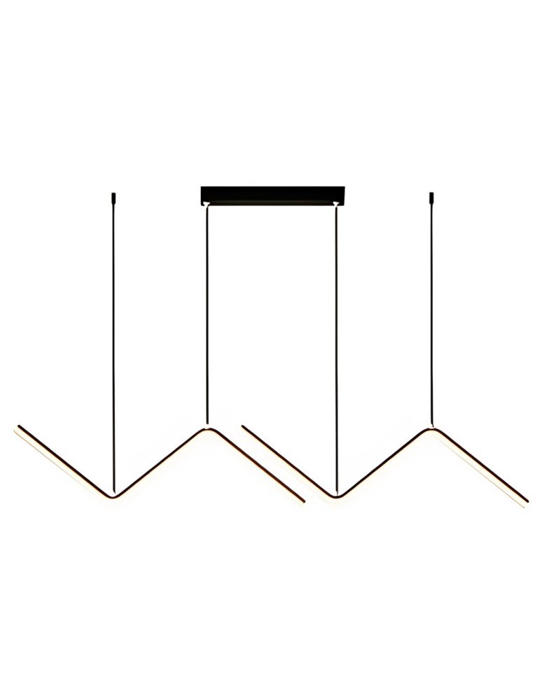 Product categories - Abigali MontBlanc 26W linear pendant lamp 90cm modern black - product kolory-swiatla.pl 1