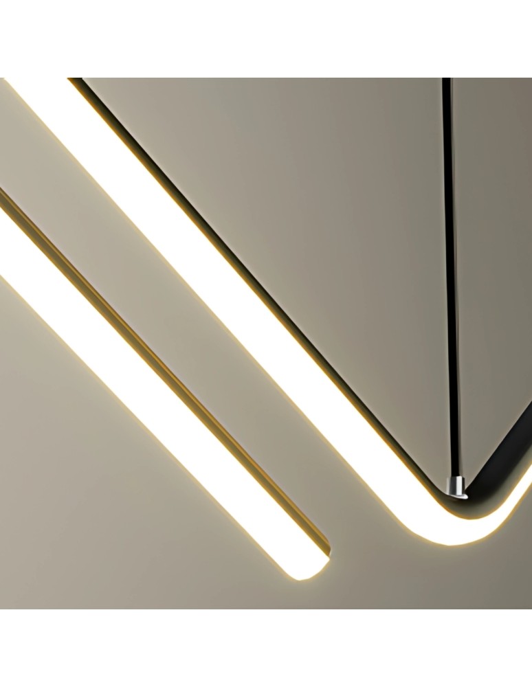 Product categories - Abigali MontBlanc 26W linear pendant lamp 90cm modern black - product kolory-swiatla.pl 3