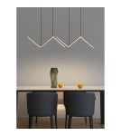 Product categories - Abigali MontBlanc 26W linear pendant lamp 90cm modern black - product 6