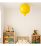Abigali Lampa wisząca Baloon E27 do pokoju dziecięcego 20cm żółty