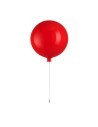 Abigali Lampa wisząca Baloon E27 do pokoju dziecięcego 20cm czerwony