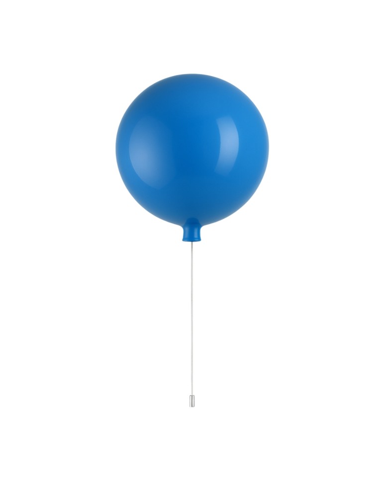 Children's pendant lamps - Abigali Baloon E27 pendant lamp for children's room 20cm blue - product kolory-swiatla.pl 1