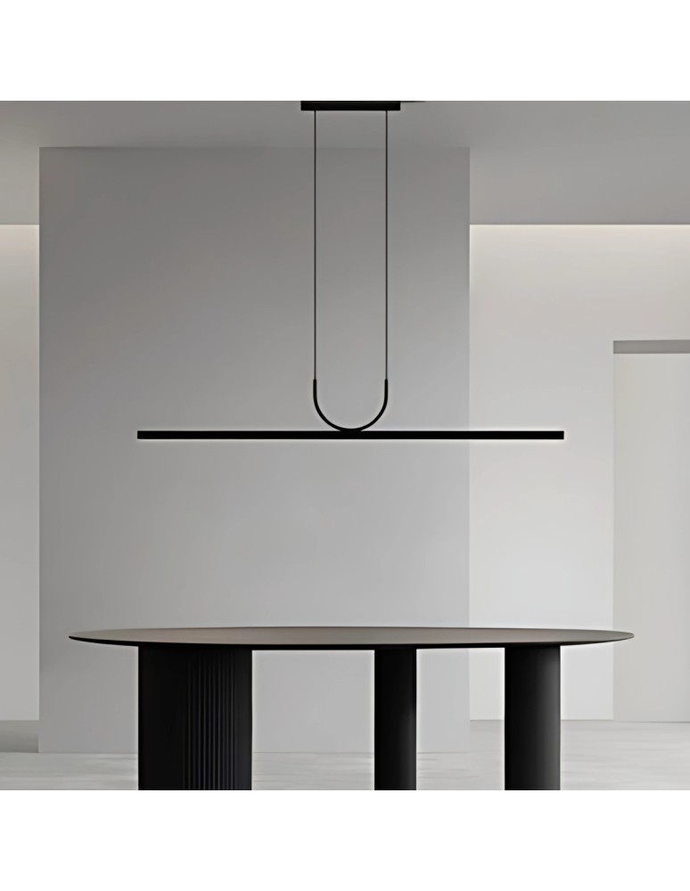 Abigali Lampa wisząca Persivald 24W liniowa 120cm czarny