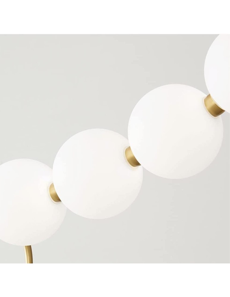 Abigali Lampa wisząca Pontti Big1 30W złoty/mleczne kule