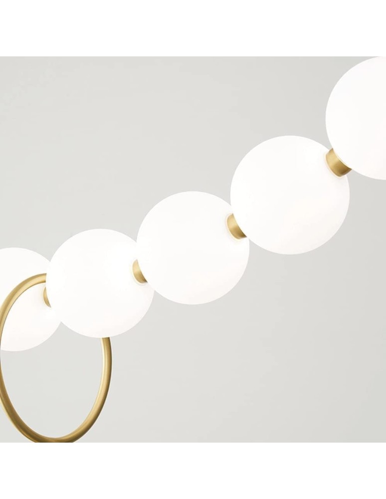 Abigali Lampa wisząca Pontti Big1 30W złoty/mleczne kule