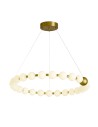 Abigali Pendant Lamp Pontti Big2 56W gold/milk spheres pendant lamp