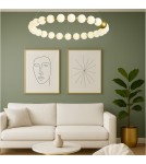 Product categories - Abigali Pendant Lamp Pontti Big2 56W gold/milk spheres pendant lamp - product 3