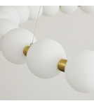 Product categories - Abigali Pendant Lamp Pontti Big2 56W gold/milk spheres pendant lamp - product 5