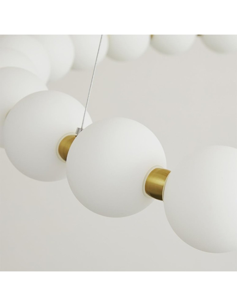 Product categories - Abigali Pendant Lamp Pontti Big2 56W gold/milk spheres pendant lamp - product kolory-swiatla.pl 5