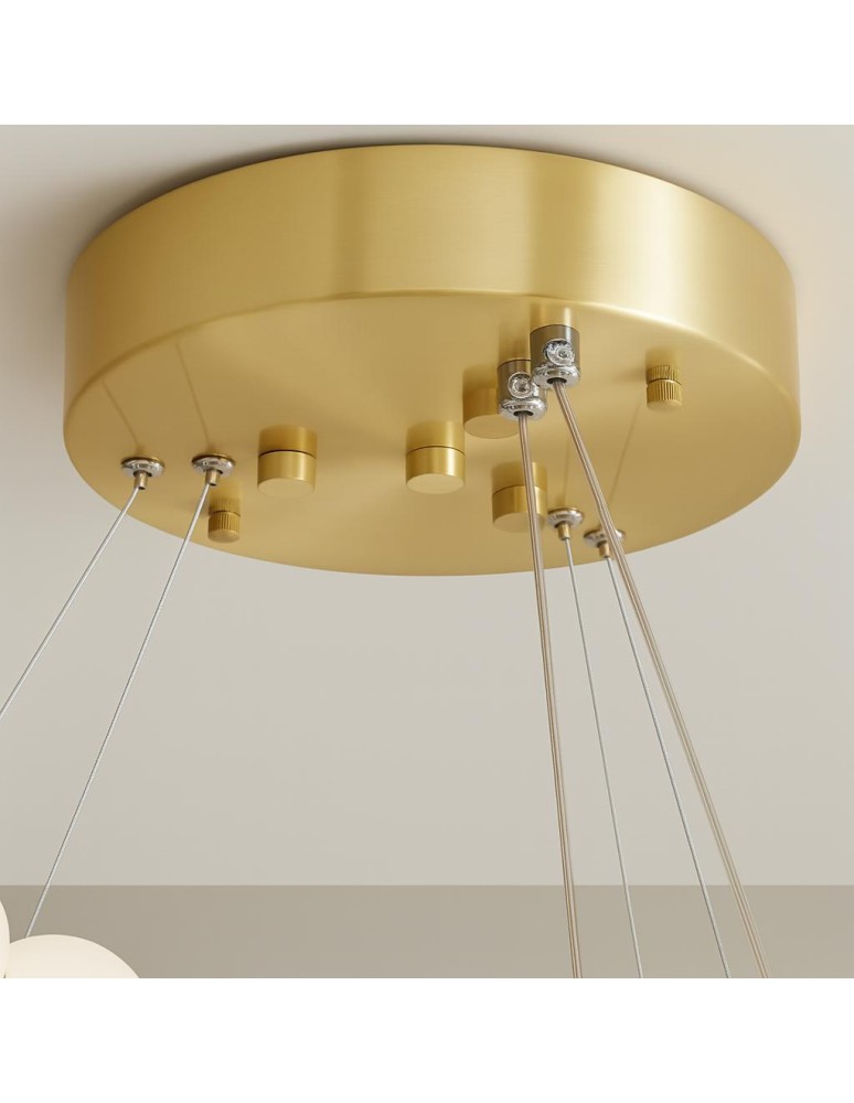 Product categories - Abigali Pendant Lamp Pontti Big2 56W gold/milk spheres pendant lamp - product kolory-swiatla.pl 6