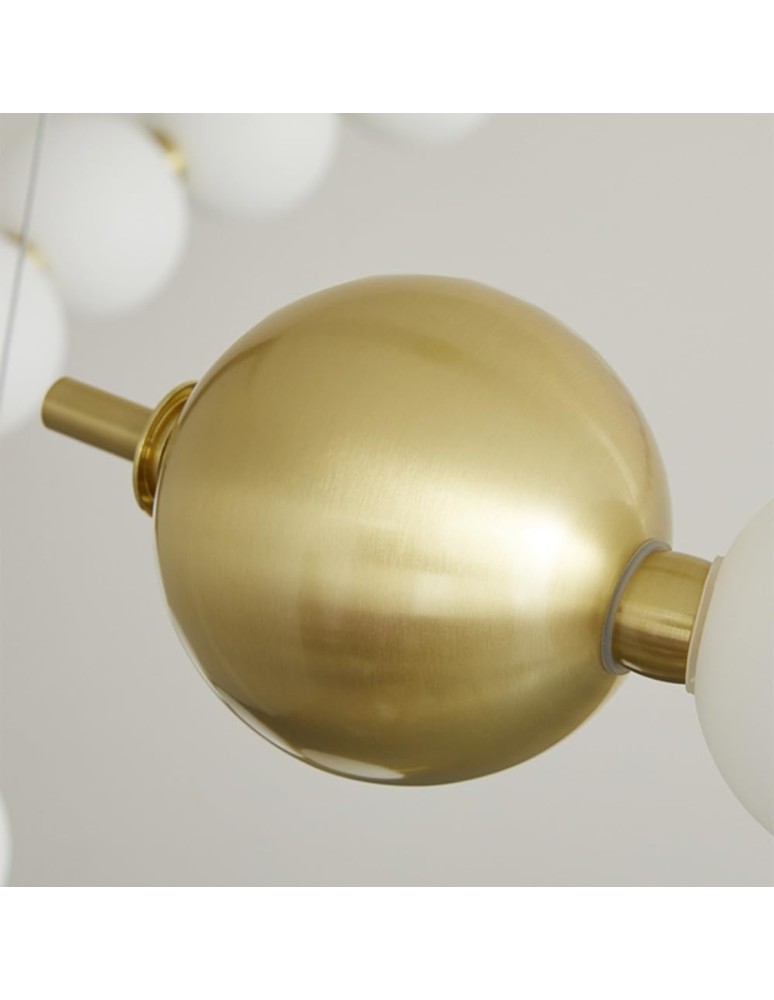 Product categories - Abigali Pendant Lamp Pontti Big2 56W gold/milk spheres pendant lamp - product kolory-swiatla.pl 7