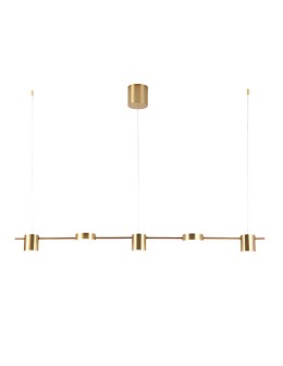 Abigali Lampa wisząca Glichio 35W 120cm liniowa nowoczesna złota