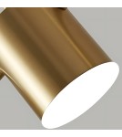 Pendant lamps over the island - Abigali Glichio 35W 120cm linear modern gold pendant lamp - product 4