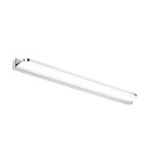 Wall lamps over the mirror - Abigali Wall lamp over mirror Mirror 12W 4000K 42cm silver - product 1