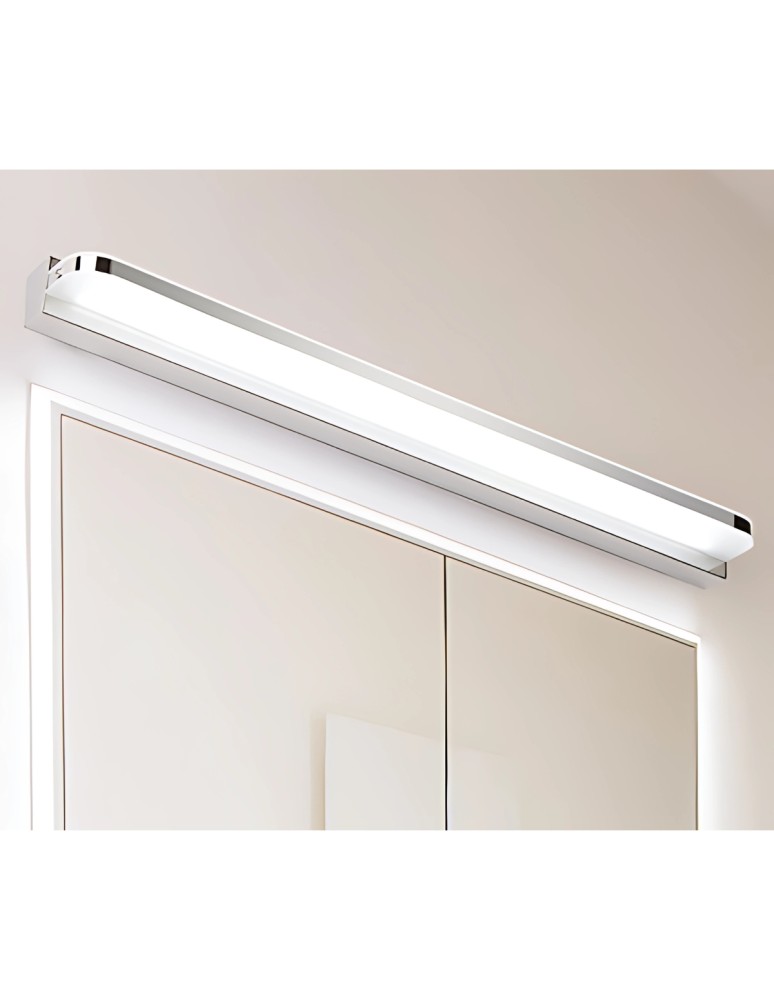 Wall lamps over the mirror - Abigali Wall lamp over mirror Mirror 12W 4000K 42cm silver - product kolory-swiatla.pl 2