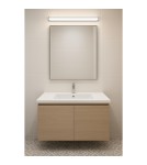 Wall lamps over the mirror - Abigali Wall lamp over mirror Mirror 6500K 60cm silver - product 3