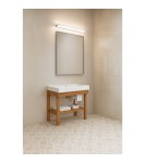 Wall lamps over the mirror - Abigali Wall lamp over mirror Mirror 6500K 60cm silver - product 5