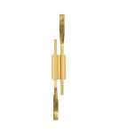 Wall lamps - Abigali Vargo LED wall lamp 12W modern 42cm gold - product 1