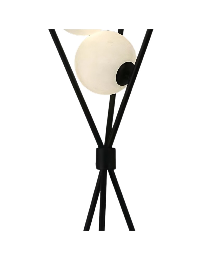 Abigali Lampa podłogowa Goliat G9x3 165cm nowoczesna czarny