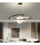 Product categories - Abigali Moon spiral pendant lamp black - product 2