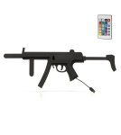 Product categories - Abigali LED gaming lamp USB COD MP5 RGB rifle with remote control black - product 1