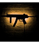 Product categories - Abigali LED gaming lamp USB COD MP5 RGB rifle with remote control black - product 3