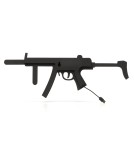 Product categories - Abigali LED gaming lamp USB COD MP5 RGB rifle with remote control black - product 7