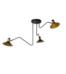 Spotlight ceiling lamps - Lucide PEPIJN Ceiling 3xE14 black 05128/03/30 - product 3