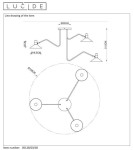 Spotlight ceiling lamps - Lucide PEPIJN Ceiling 3xE14 black 05128/03/30 - product 7