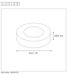 Hermetic plafonds - Lucide BRICE-LED LED Ceiling White 28116/11/31 - product 3