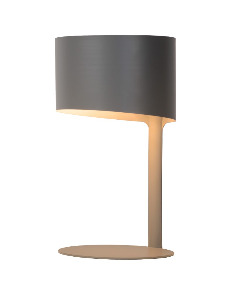 Table lamps with lampshade - Lucide KNULLE Desk 1xE14 anthracite 45504/01/36 - product kolory-swiatla.pl 1
