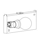 Other accessories - Astro Backplate 2 Wall Mount 1x60W Max E27 White 1367002 - product 1