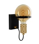 Wall lamps - Lucide OTTELIEN Wall mounted 1xE27 satin black brass 30271/01/30 - product 3