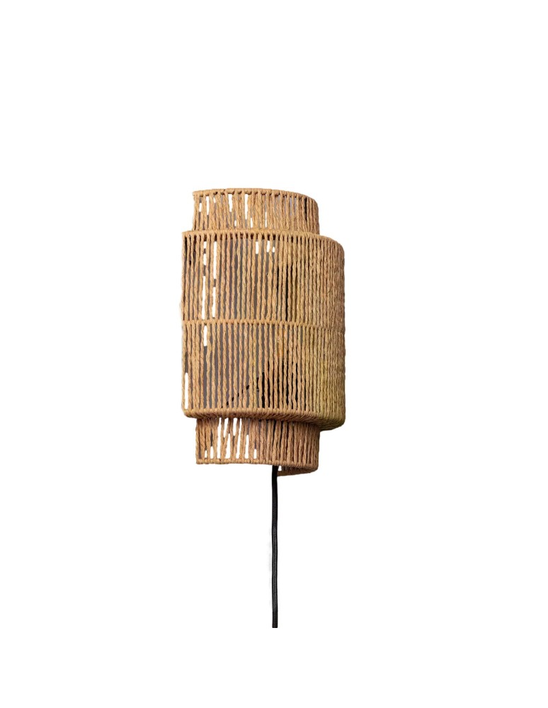 Wall lamps - Abruzzo LED Rattan wall lamp Boho Arianna E27 30cm ABR-KL-BH-E27 - product kolory-swiatla.pl 1