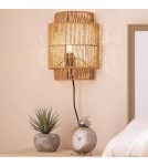 Wall lamps - Abruzzo LED Rattan wall lamp Boho Arianna E27 30cm ABR-KL-BH-E27 - product 2