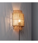 Wall lamps - Abruzzo LED Rattan wall lamp Boho Arianna E27 30cm ABR-KL-BH-E27 - product 3