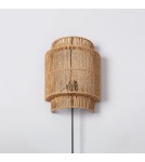 Wall lamps - Abruzzo LED Rattan wall lamp Boho Arianna E27 30cm ABR-KL-BH-E27 - product 4